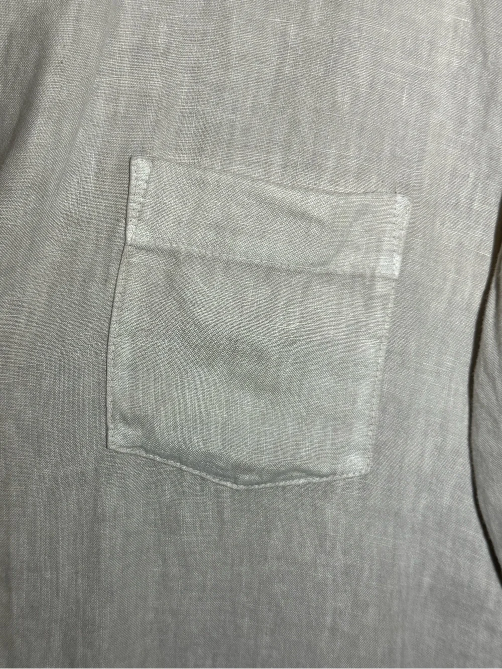 James Perse Linen Drawstring Shirt Dress Beige Women’s size 3 (Large)